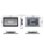索奇 18.5寸工业平板电脑 K185SR - Imagem 3